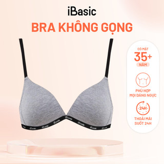 Áo ngực không gọng mút mỏng iBasic Airy thoáng mát kiểu dáng tam giác thể thao BRAY101