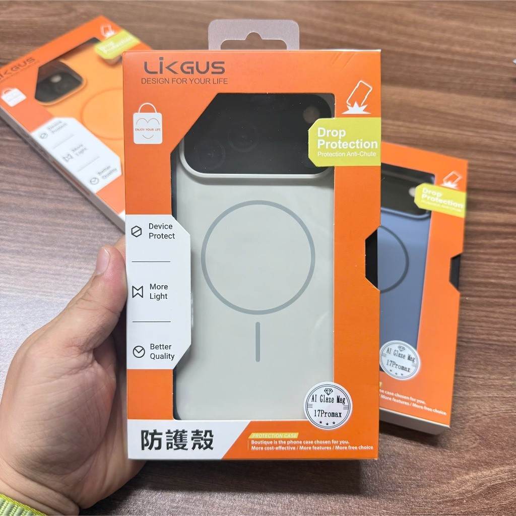 [Chính Hãng] Ốp Lưng Likgus AI Glaze Mag Chống Sốc Chống Vân Tay MagSafe Camera Control iPhone 17 Pro Max / 16 Pro Max