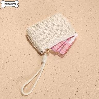 Ví đựng tiền xu MODAHOME, Ví mini có dây kéo ống hút, Túi đựng tiền mini dễ thương dành cho nữ