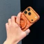 Hydro Dip Ốp Cho iphone 17 16 Pro Max Không Dây Sạc Vòng Chân Đế Kim Loại Chống Vân Tay Tốt Grip Cover