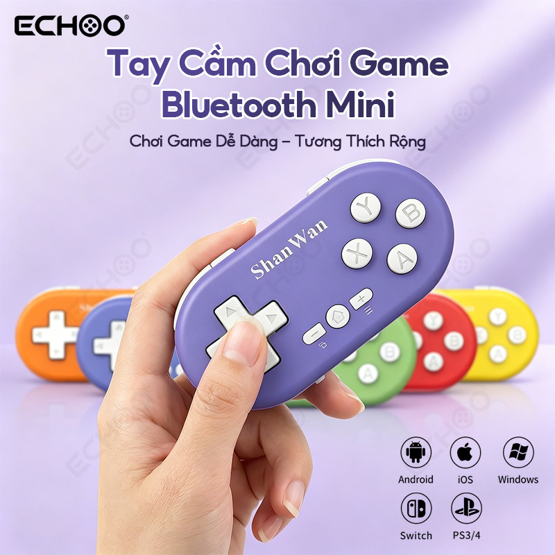 Q36 Tay Cầm Chơi Game Bluetooth Mini Không Dây Cho Android iOS Kết Nối ...