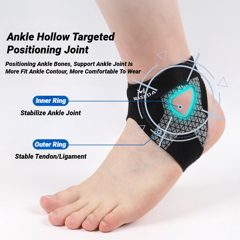Hỗ trợ mắt cá chân siêu mỏng Tealth Comfort với khả năng giảm sóc, thiết kế điều chỉnh linh hoạt cho bảo vệ thể thao, ngăn ngừa căng thẳng và rách