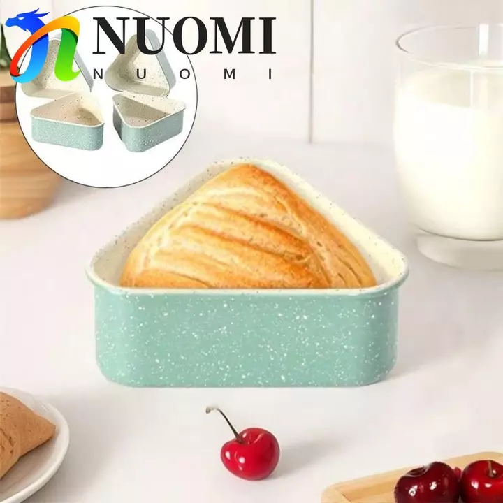 Chảo lười chống dính NUOMI, Chảo thép carbon hình tam giác chống dính, Máy nướng hình tam giác chống dính Lò nướng an toàn Chảo nướng bánh mì nướng an toàn Máy nướng nhà bếp