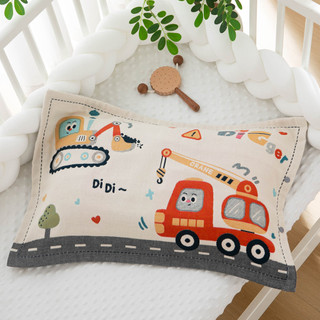 Phong Cách Mới Cotton Nguyên Chất Hoạt Hình Trẻ Em Gạc Gối 40 * 60cm Đơn Cho Bé Mẫu Giáo Học Sinh Vỏ Gối CBVC