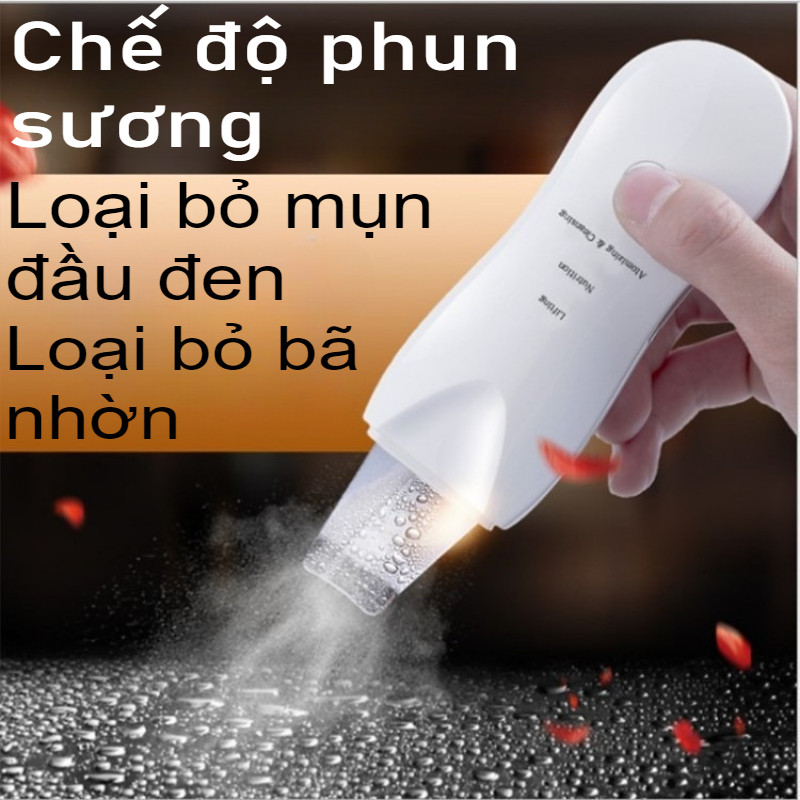 Máy Cà Da Chết Ultrasonic Shovel Cao Cấp,Nặn Mụn đầu đen,Dùng Cho Spa,tmv,cá Nhân,Nhỏ Gọn, Dễ Mang Theo