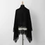 Khăn choàng cardigan nữ màu trơn boho, thời trang thoáng khí và thanh lịch