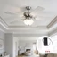 Điều khiển từ xa quạt 6 tốc độ phổ thông exhila với chức năng gắn tường và hẹn giờ