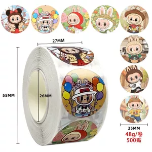 1500 Miếng Dán Labububububububucu Dán Hoạt Hình Sổ Tay Dán Sổ Tay Sổ Tay Ốp Lưng Điện Thoại Cốc Nước Dán 26.3.26.26