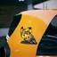 Pikachu Pokémon Hoạt Hình Miếng Dán Đầu Máy Ô Tô Điện Xe Máy Pin Trang Trí Ô Tô Miếng Dán Tự Dính Chống Thấm Nước Miếng Dán 26.3.26