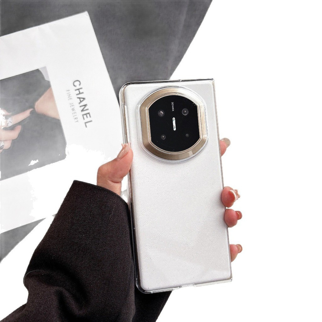 Dành cho Ốp điện thoại màn hình gập phiên bản sưu tập Huawei Mate X7 x6 màu trơn nhỏ gọn trong suốt siêu mỏng hộp cứng x3 / x5