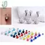 Nhẫn Nút Rốn Bóng Pha Lệ từ Thép Không Gỉ và Zircon - Phụ Kiện Xỏ Rốn Dễ Thương