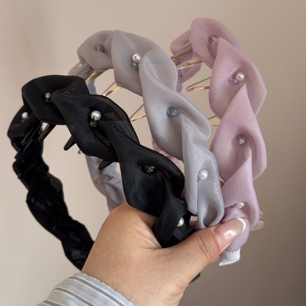 Hululu Crank Top Phong Cách Hàn Quốc, Ngọc Trai Thanh Lịch, Dành Cho Phụ Kiện Tóc