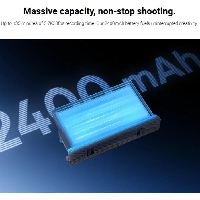 Insta360 X5 Battery - Pin Insta360 X5 Battery 2400mAh (Bao gồm Hộp đựng)