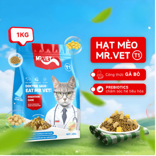 Mr.Vet / Mr Vet 5KG - 10KG Thức ăn cho mèo hạt Topping Cao Cấp T1, T2, T3, T4, G1