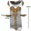 IFASIN - Thêu ren với hoa lớn đính kim sa vàng lấp lánh và miếng dán táo lưới sequin