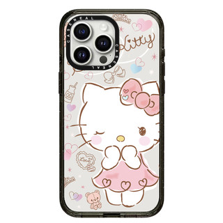 Ốp điện thoại gương màu hồng CASENEAL Kitty chất lượng cao Thích hợp cho iPhone 17ProMax 17pro 17 air 16promax 16 15promax 15 14promax 13 13promax Ốp lưng cứng chống rơi thời trang