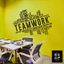 Đội Văn Phòng Văn Phòng Vinyl Dán Tường Nền Cửa Sổ Kính Trang Trí Cửa Teamwork Thành Công Doanh Nghiệp Truyền Cảm Hứng Tiếng Anh Decal Công Ty