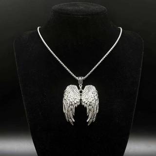 SAFENH Đôi Mặt Dây Chuyền và Nhẫn Y2K Gothic, Thiết Kế Cánh Thiên Thần Thanh Kiếm