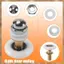 Bánh xe lăn cửa trượt vòi hoa sen Đường kính bánh xe 27mm