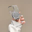 Dành Cho infinixSmart8 Ốp Lưng Điện Thoại Khung Mạ Điện Gương Trang Điểm Spark20 Trong Suốt Lấp Lánh Gương Giá Đỡ