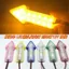 Xe Máy Đèn LED Mũi Tên Biến Tín Hiệu Nhấp Nháy Đuôi Đèn Phanh Phong Cách Mới Ánh Sáng Vàng Streamer Sửa Đổi 12V Đèn Cảnh Báo