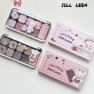 Phấn mắt JILLL LEEN Chín màu Phấn mắt toàn diện Đĩa đa năng Màu ngọc trai hàng ngày Dễ dàng tô màu Làm nổi bật Bảng phấn mắt đa chức năng Đường viền