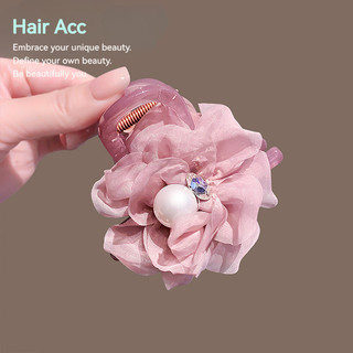 Mới Kẹp Tóc Cao Cấp Hình Hoa và Ngọc Trai, Trang Sức Đầu Tóc Xinh Xắn cho Phụ Nữ