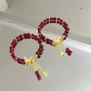 Vòng tay tre khớp bướm vintage, phù hợp làm quà tặng lễ hội
