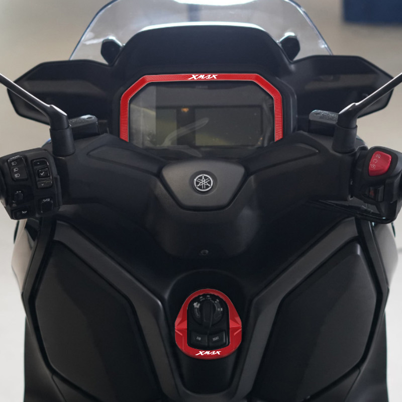 Dành Cho Xe Yamaha XMAX 300 2025 Bảng Điều Khiển Khung Viền Đánh Lửa Công Tắc Bao Bảo Vệ Trang Trí