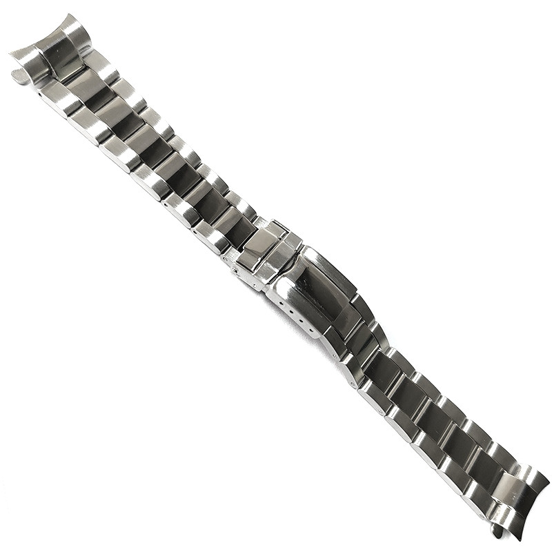 Dây đeo đồng hồ bằng thép không gỉ cong 20mm cho Rolex Daytona Submariner Nước ma thợ lặn Oyster Dây đeo đồng hồ dành cho nữ Vòng đeo tay hồ quang Liên kết cuối