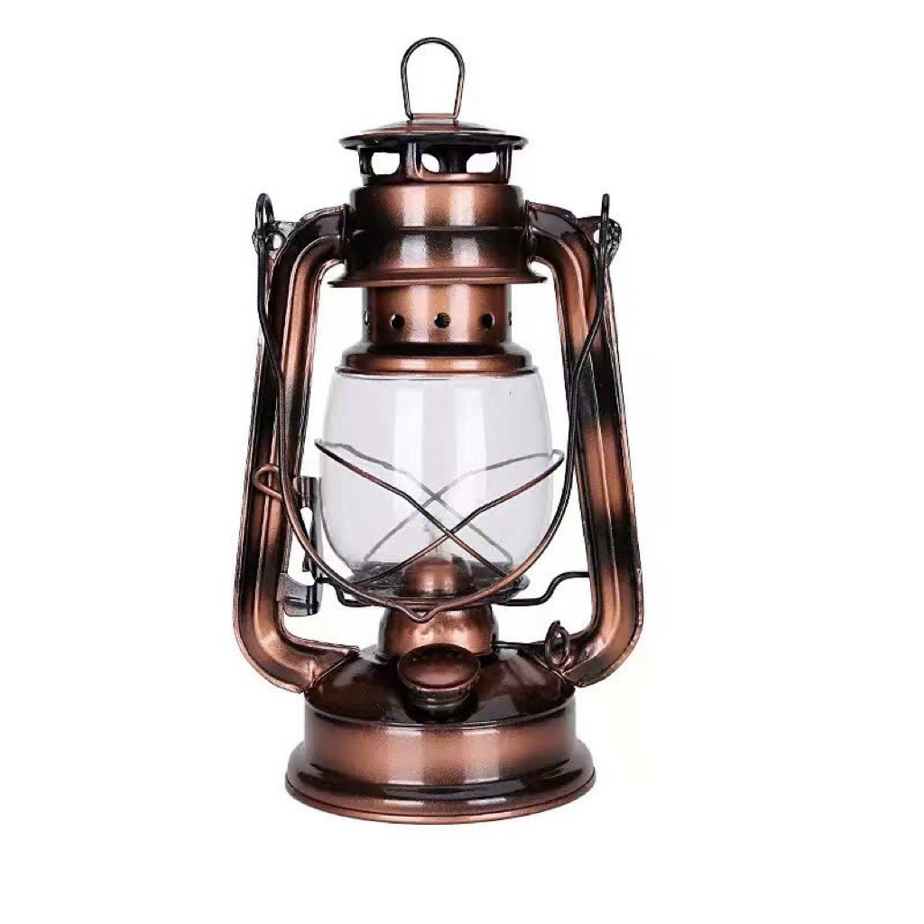 Đèn bão - đèn đốt dầu phong cách cổ điển trang trí hoặc đi du lịch, thiết kế chắc chắn,đẹp mắt