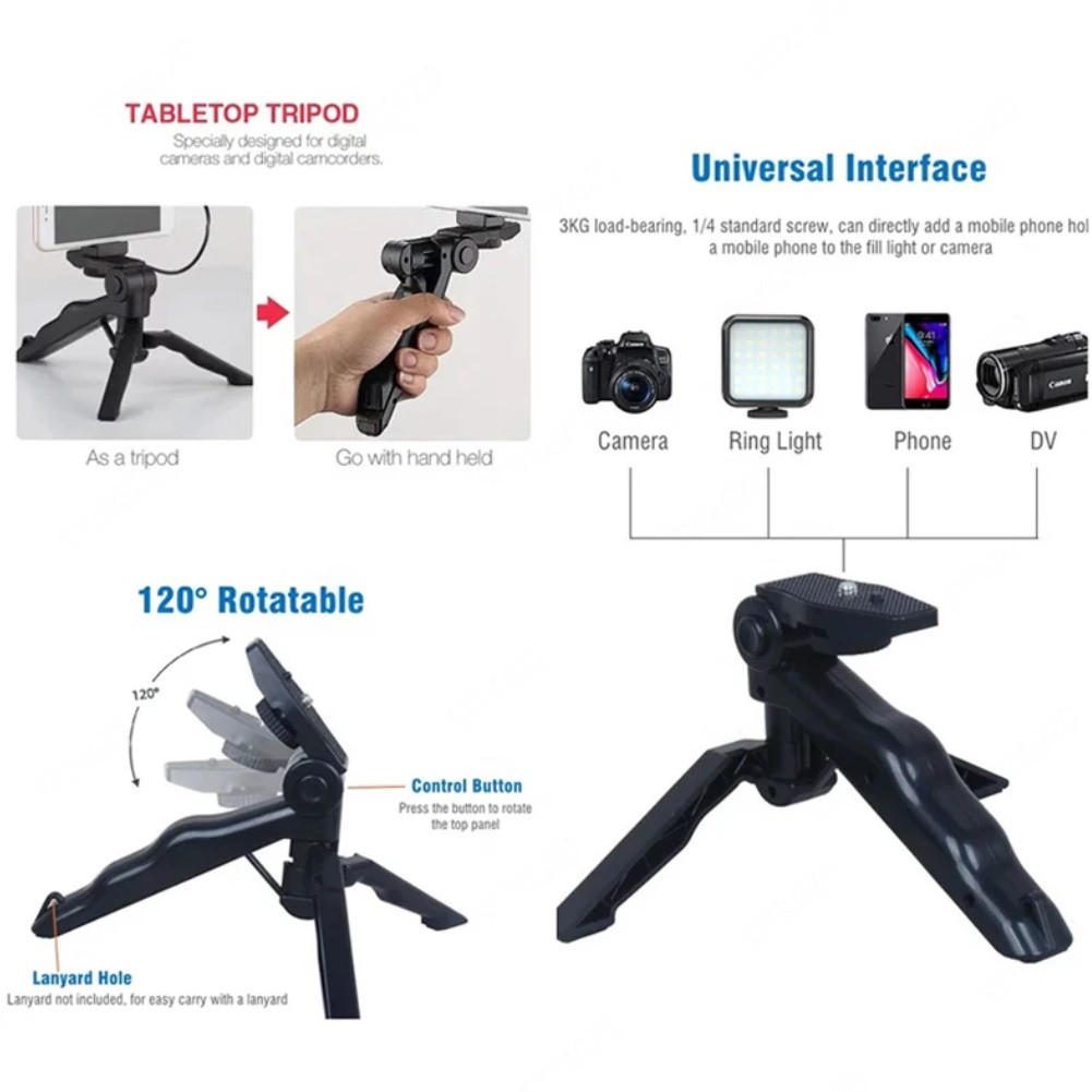 INOVAGEN Di Động Giá Đỡ Điện Thoại Di Động Chân Máy Bàn Đế Điện Thoại Mini Cầm Tay Triper Selfie Stick