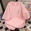 Áo thun nam nữ kiểu dáng thường ngày - họa tiết mèo đơn giản - 100% cotton - thời trang và dễ phối đồ - dáng rộng-T050