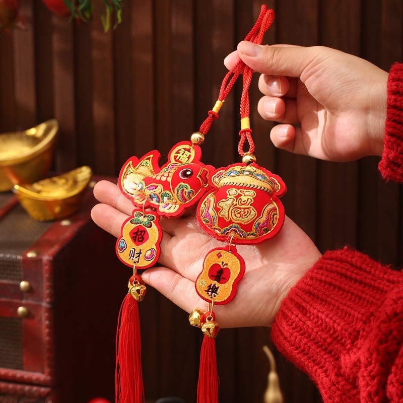 Tết Nguyên Đán Cá Chép May Mắn Mặt Dây Chuyền Trang Trí Cho Gia Đình Phòng Khách Cây Cảnh Món Quà Trang Trí