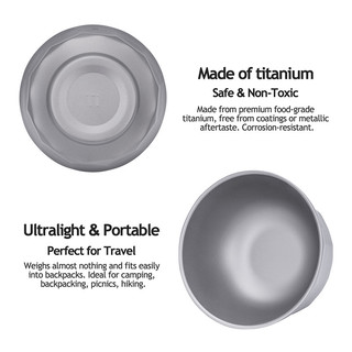 Bát Titan Boundless Voyage 500ml & 800ml - Dành cho Cắm Trại và Đi Bộ Đường Dài