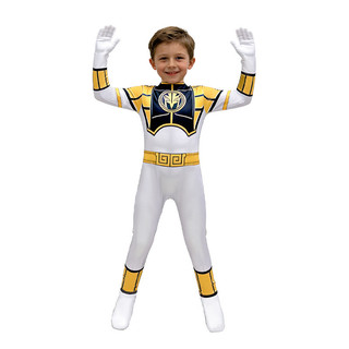 PS2 Mighty Morphin Power Rangers jumpsuits nhập vai vải cosplay Trang phục dự tiệc Halloween SP2