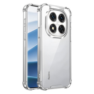 Dành cho Redmi Note 14 Pro Plus 4G / 5G Ốp điện thoại cứng pha lê trong suốt chống rơi 4 chiếc Vỏ mỏng chống sốc
