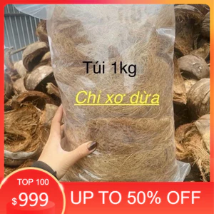 ( Chỉ cước xơ dừa buộc lan bonsai – sợi siêu dai – 1kg giá rẻ )
