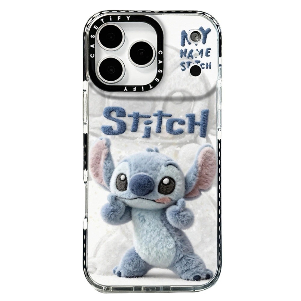 Ốp điện thoại mềm hình con rối Stitch sang trọng hình ảnh cho iPhone 17 Pro Max 16 Plus 15 14 13 12 11 Vỏ bảo vệ chống sốc
