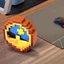 Đồng hồ trò chơi nghệ thuật YOI Pixels Trang trí bàn treo tường Thiết kế đồ chơi khối cho Game thủ