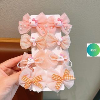 Set 8 Kẹp Tóc Bé Gái Hình Gấu Dâu Kuromi Công Chúa Dễ Thương Phong Cách Hàn Quốc – Kho sỉ gia dụng alulu
