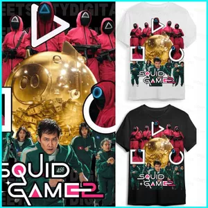 Áo thun ngắn tay Squid Game phiên bản mùa hè