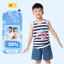Áo thun bé trai YODY áo ba lổ vải cotton dệt kẻ TSK7251 cần ẩn