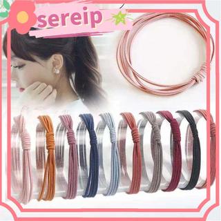 SEREIP Vòng tóc màu ngẫu nhiên Phụ kiện tóc cho bé gái Độ đàn hồi cao