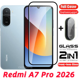 Redmi A7 Pro 2026 Bảo Vệ Màn Hình Trong Suốt Full Cover Phim Cho RedmiA7Pro Redmi A7 RedmiA7 Pro A7Pro 4G 5G 2026 Kính Cường Lực Ống Kính Máy Ảnh