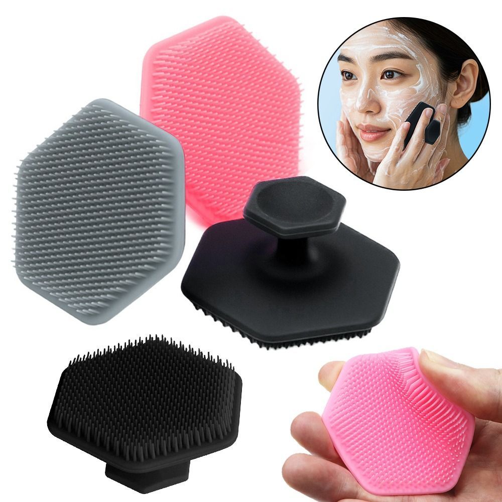 Máy chà sàn mặt FAVORITEGOODS, Bàn chải làm sạch da mặt bằng silicon không trượt, Chức năng Massage Mini tiện lợi Bàn chải tẩy tế bào chết làm sạch sâu Chăm sóc da mặt