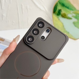 Ốp điện thoại mờ siêu mỏng cho Samsung Galaxy S26 S25 S24 Plus Ultra Skin Glossy Candy Matte Vỏ điện thoại đơn giản Funda