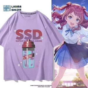 Áo Tay Ngắn Học Viện Idolmaster Hanasaki, Phù Hợp Cho Mùa Hè