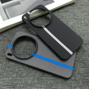 Ốp điện thoại kết cấu sợi Carbon cho Vivo X300 X200 X100 X100S Pro / Ultra X200S 3D cứu trợ cứng chống rơi Vỏ tản nhiệt mờ nhẹ