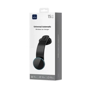 Giá Đỡ Điện Thoại Ô Tô WIWU CH-327 - Sạc Nhanh Không Dây 15W MagSafe, Tay Nhôm Uốn Linh Hoạt, Đế Xoay 360 Chống Rung